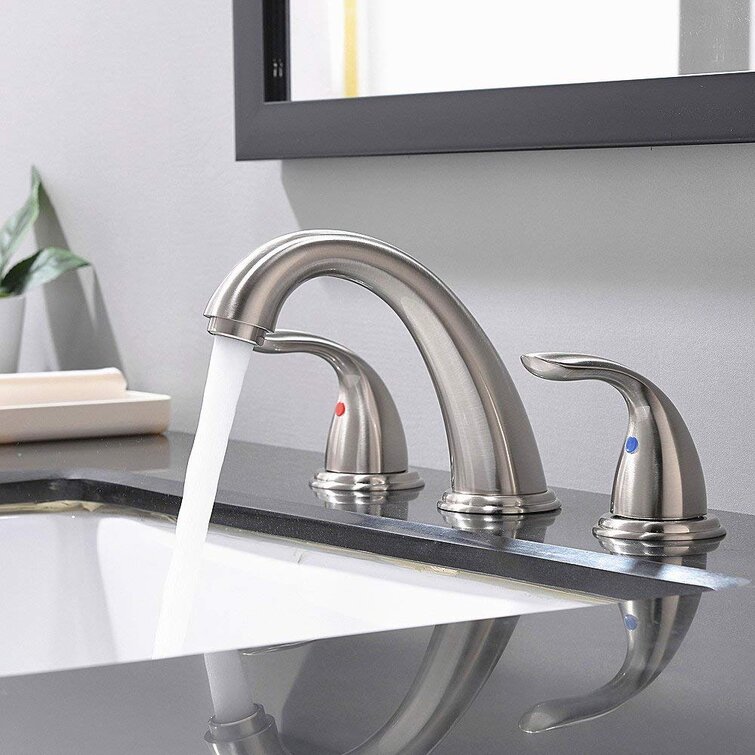 Phiestina Widespread Bathroom Faucet Reviews Wayfair Canada   Widespread Bathroom Faucet 